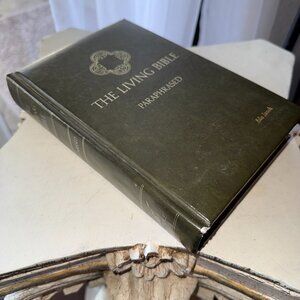 The Living Bible Red Letter Edition By‎ Tyndale Hardcover 1971